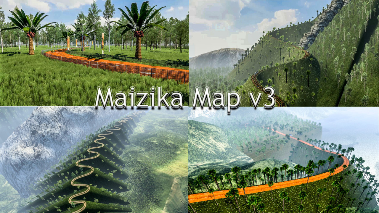Maizika Map v3 Save Game Profile ETS2 1.36 to 1.41,1.42